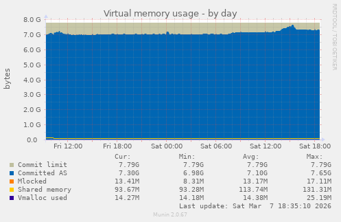 Virtual memory usage