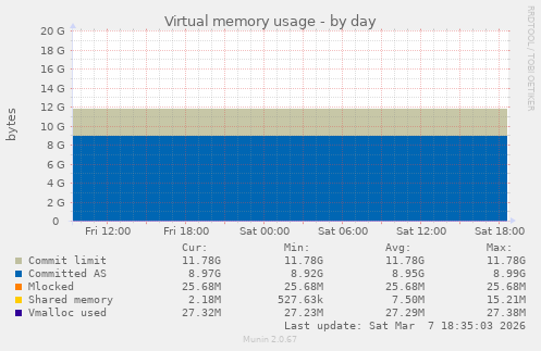 Virtual memory usage