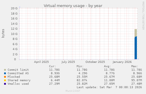 Virtual memory usage