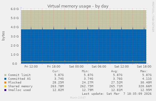 Virtual memory usage