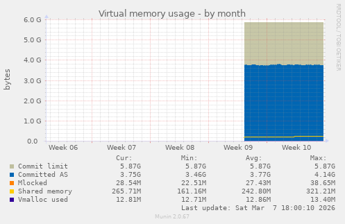 Virtual memory usage