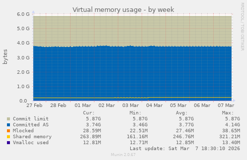 Virtual memory usage